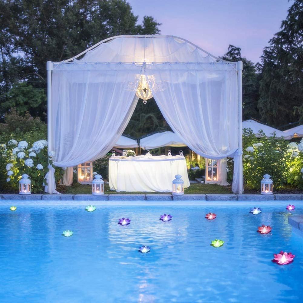 thumbnail image 4 of SGACAI Fuente flotante con luz LED para flores para piscina, estanque, bricolaje, 2024, jardín, 4 of 7