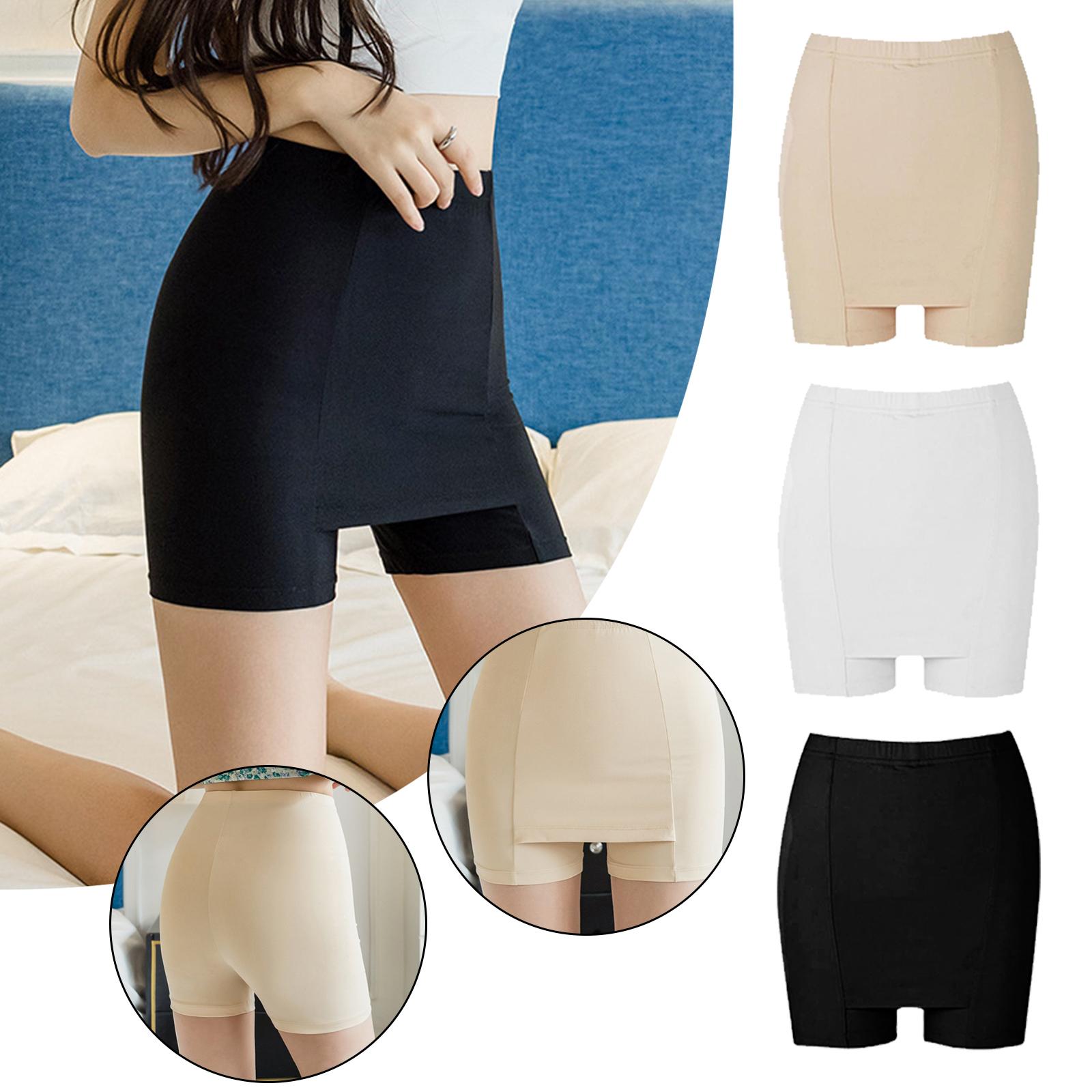 thumbnail image 4 of Wartleves Pantalones cortos de seguridad elásticos para mujer, pantalones de malla sin costuras, falda suave M8, 4 of 7