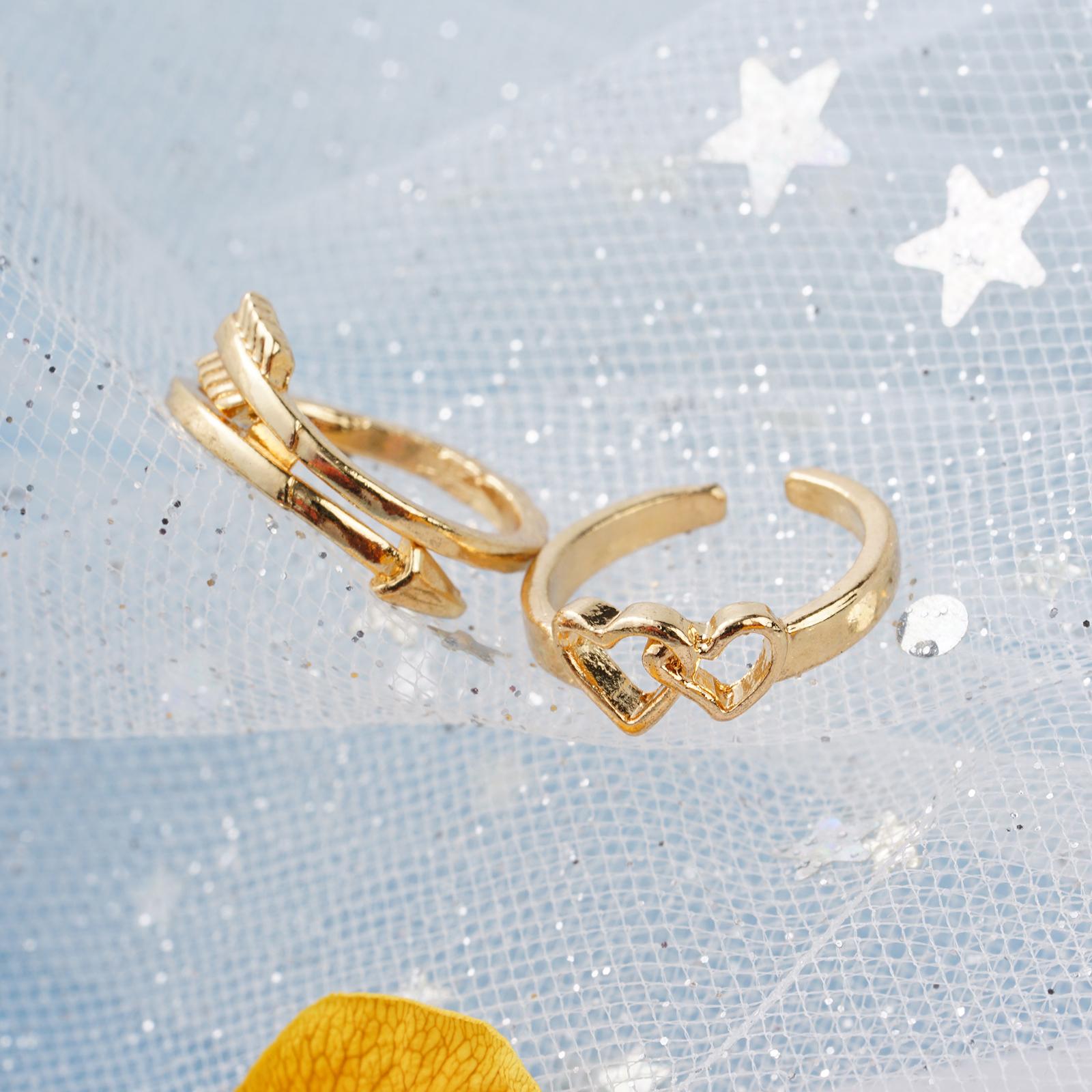thumbnail image 5 of Wartleves Juego de anillos para los nudillos de los pies para mujer, estilo retro bohemio, joyería para mujer, stock en Reino Unido, 5 of 7