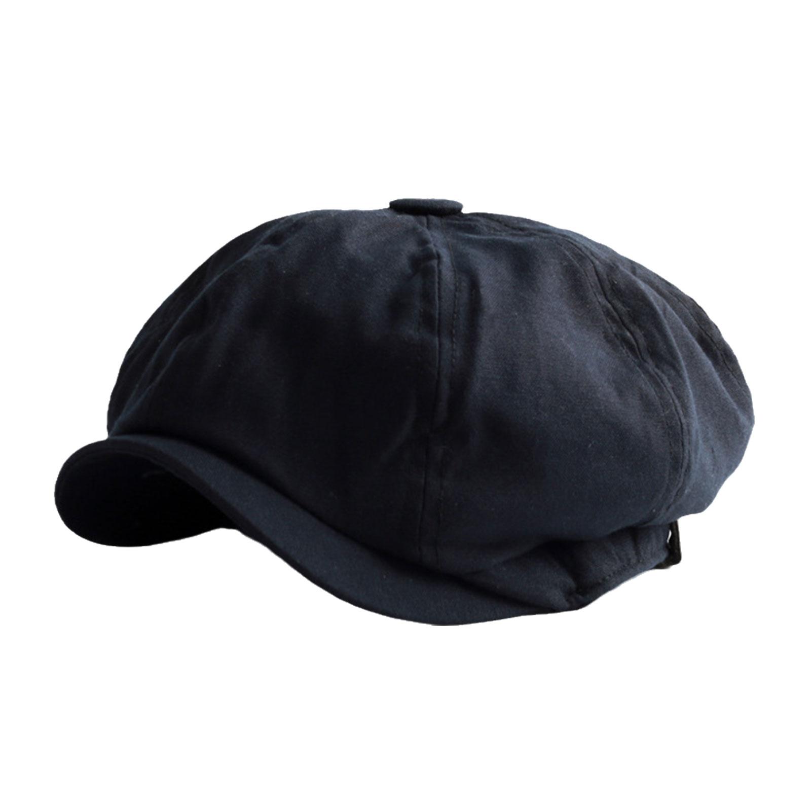 thumbnail image 5 of SGACAI Boina de pintor para hombre, gorra de vendedor de periódicos británica retro, gorra con visera AH Blinders, 5 of 7
