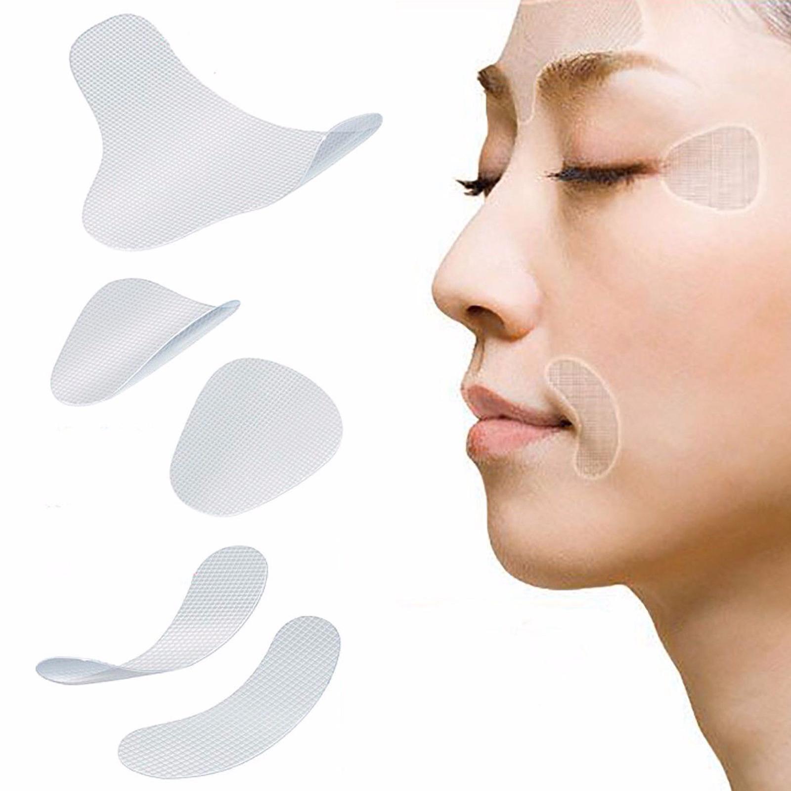 thumbnail image 2 of Wartleves Almohadillas antiarrugas para piel flácida, cinta para levantar las líneas, maquillaje lifting, eliminación rápida de arrugas en forma de V, herramientas faciales, 2 of 7