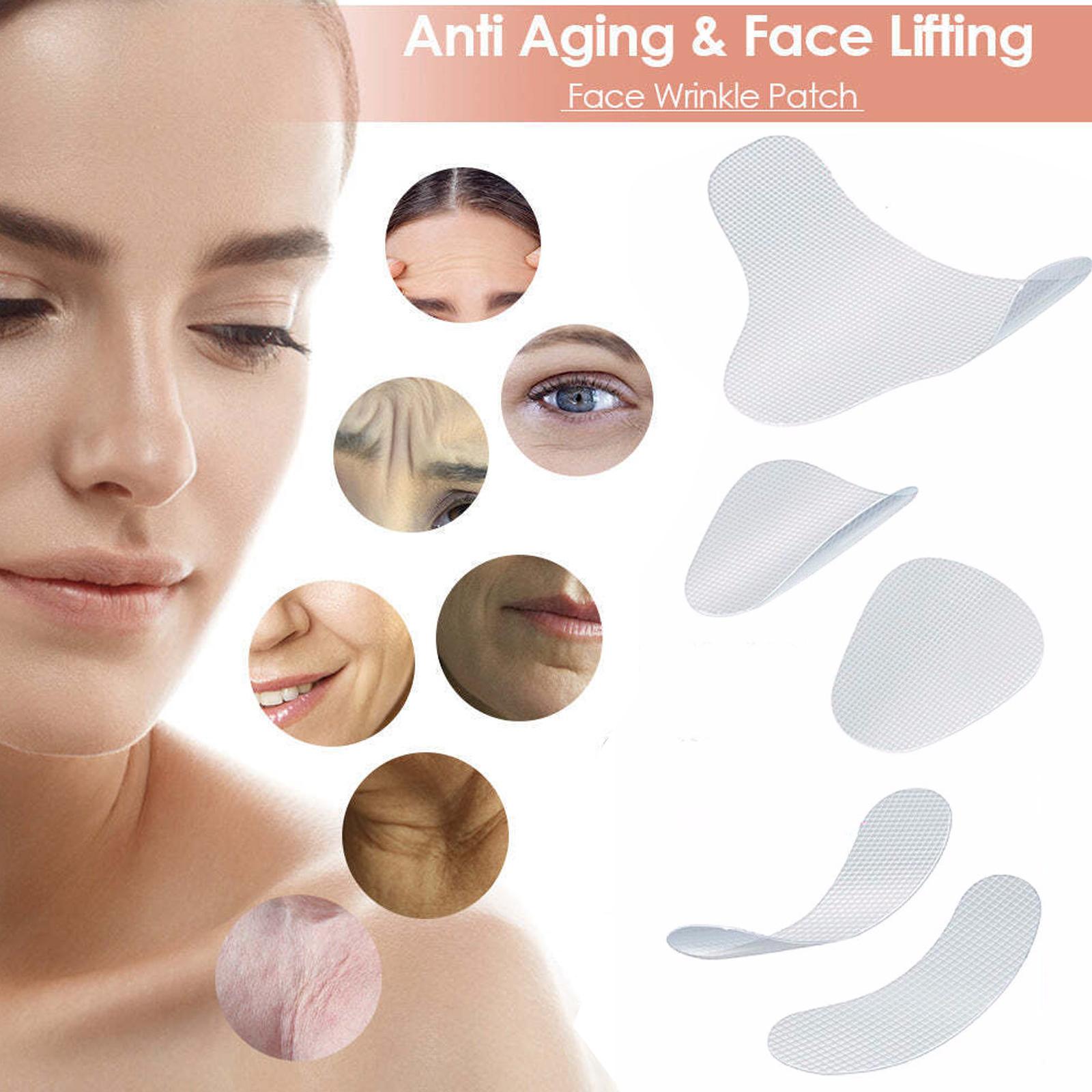 thumbnail image 4 of Wartleves Almohadillas antiarrugas para piel flácida, cinta para levantar las líneas, maquillaje lifting, eliminación rápida de arrugas en forma de V, herramientas faciales, 4 of 7