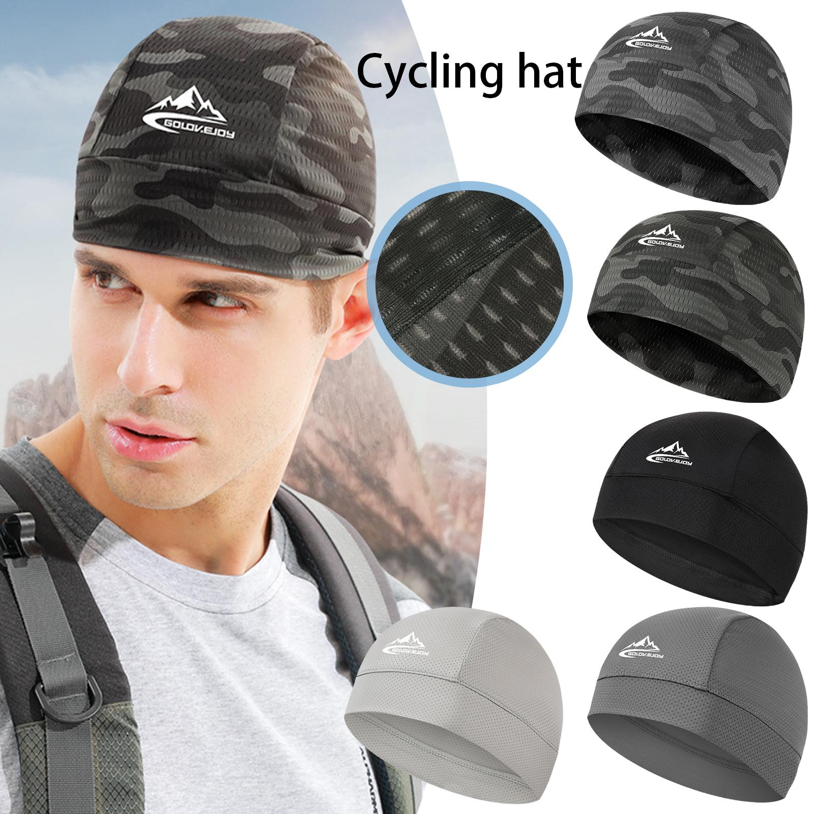 thumbnail image 2 of Wartleves Gorras de ciclismo, forro para casco que absorbe el sudor, gorras para ciclismo, gorra para correr con calavera. ❀, 2 of 7