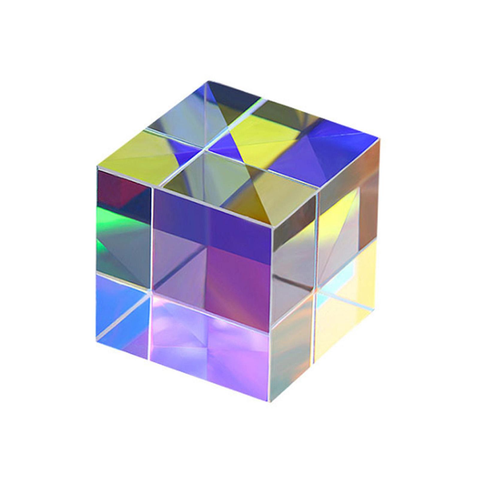 thumbnail image 5 of SGACAI Cubo de vidrio óptico mágico, cubo dicroico, prisma, combinador RGB, divisor, STOCK DEL REINO UNIDO, 5 of 7