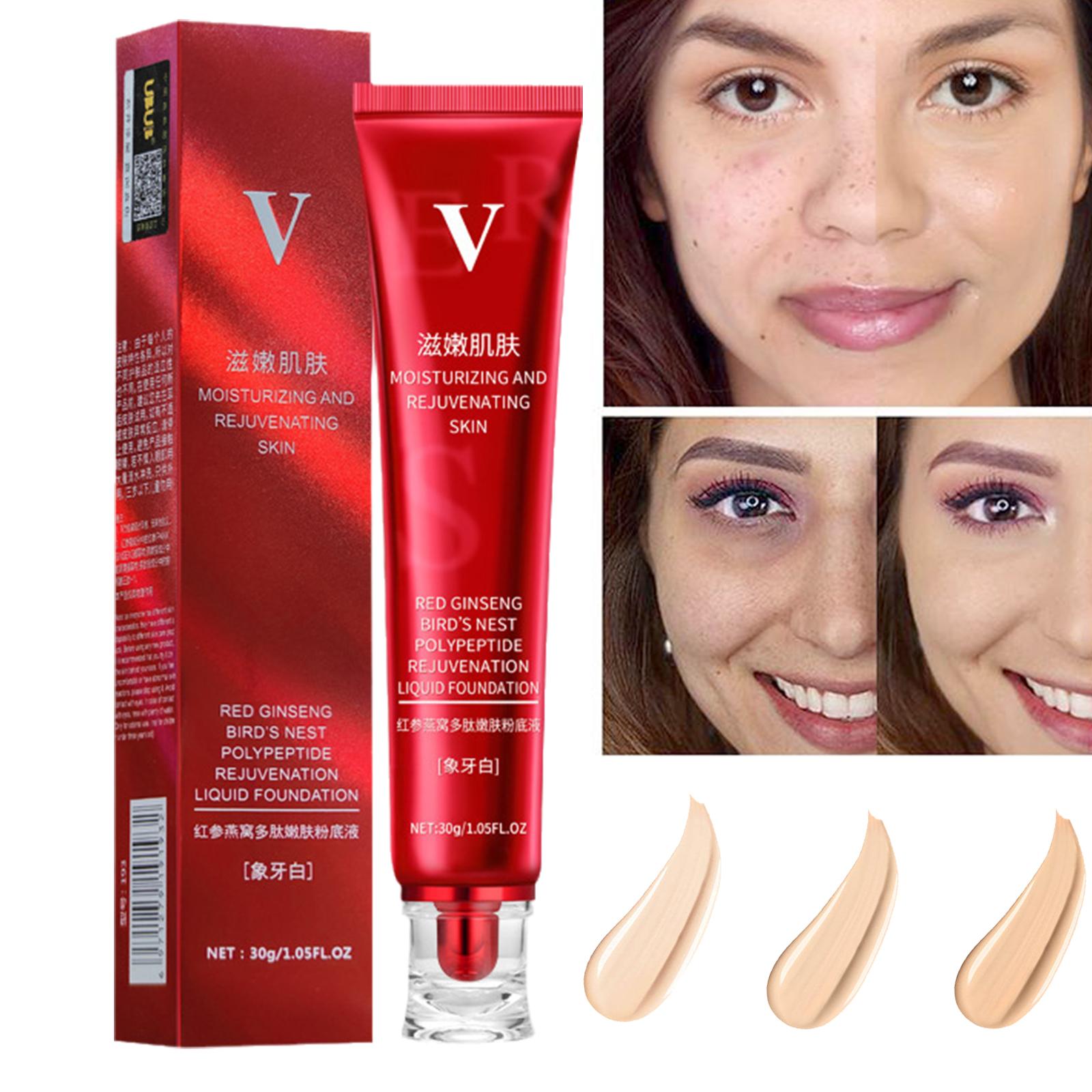 thumbnail image 3 of SGACAI Base de maquillaje líquida Fórmula de cobertura total Base de maquillaje Mate Nuevo corrector A5 CA, 3 of 7