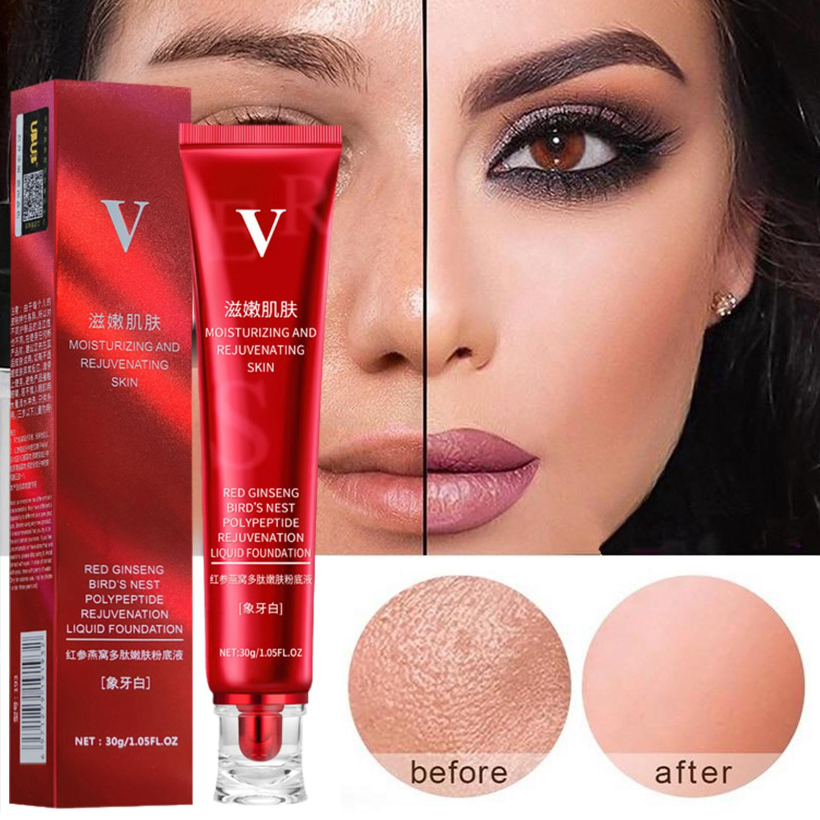 thumbnail image 4 of SGACAI Base de maquillaje líquida Fórmula de cobertura total Base de maquillaje Mate Nuevo corrector A5 CA, 4 of 7