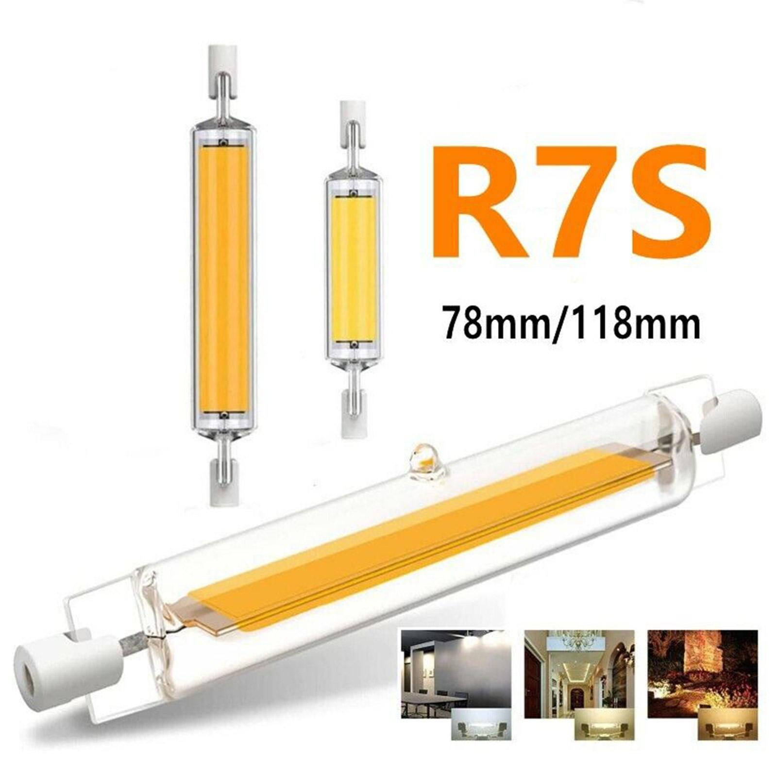 thumbnail image 3 of SGACAI Foco LED R7S de 78 mm de alta potencia, bombilla de 118 mm, lámpara COB de 110 V y 220 V de ▲ ρи [п лγ, 3 of 7