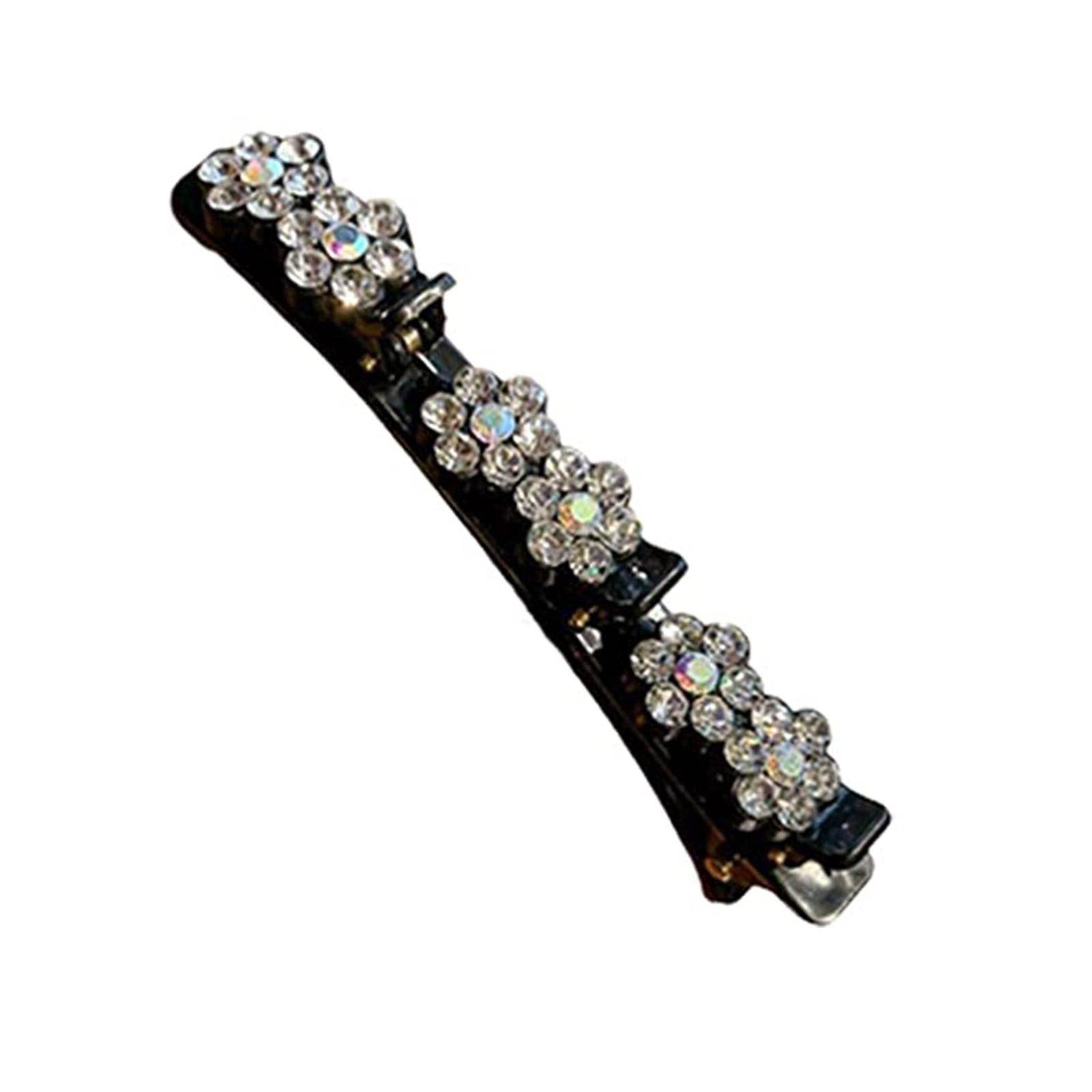 thumbnail image 4 of SGACAI Pinzas para el pelo para mujer, elegantes pasadores para el flequillo, horquillas para el pelo con flores y perlas, accesorios para el pelo, diadema de moda, conjunto para el pelo dulce, 4 of 7