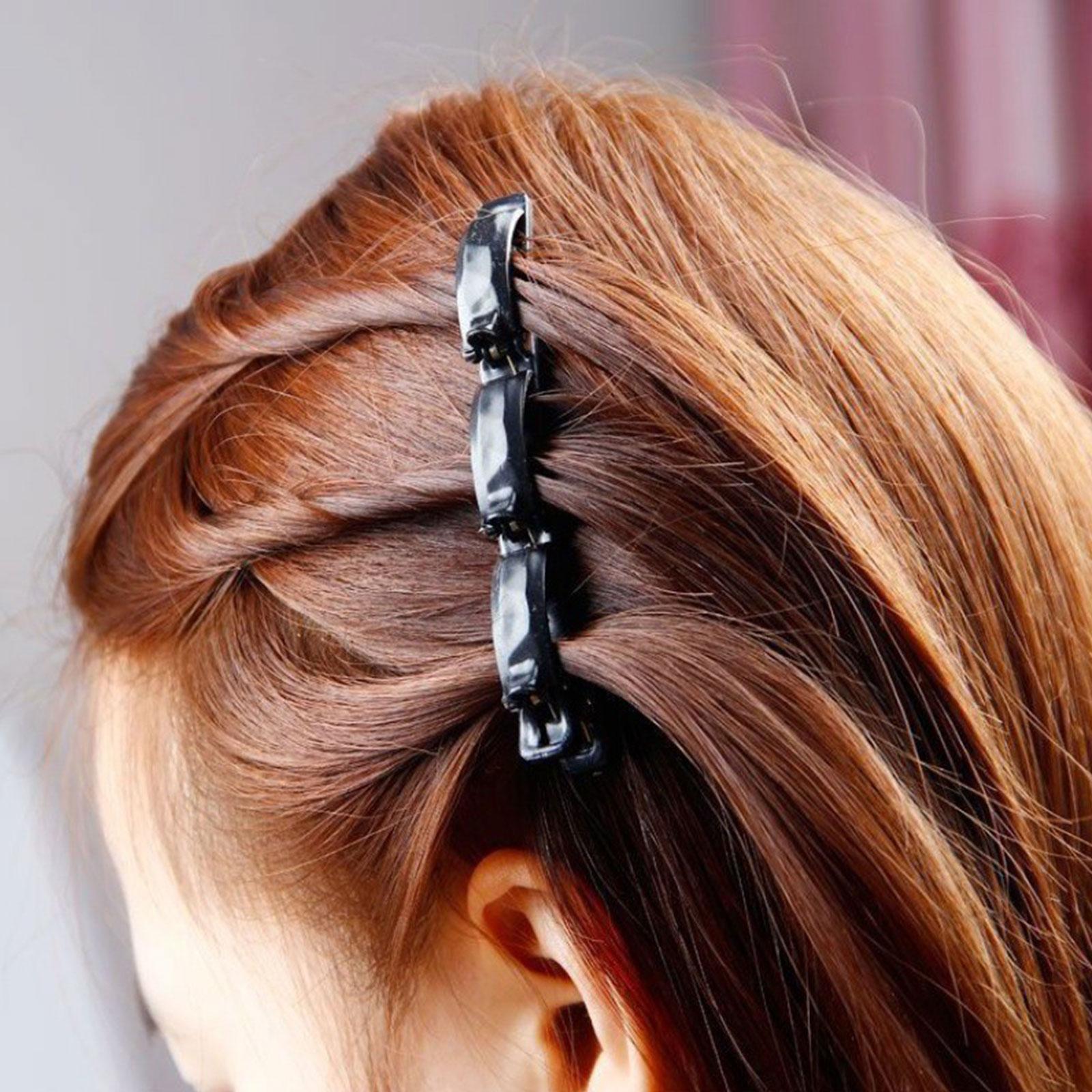 thumbnail image 5 of SGACAI Pinzas para el cabello en capas, pasadores giratorios, pinza para peinar, horquilla para peinado doble, TOP, 5 of 7
