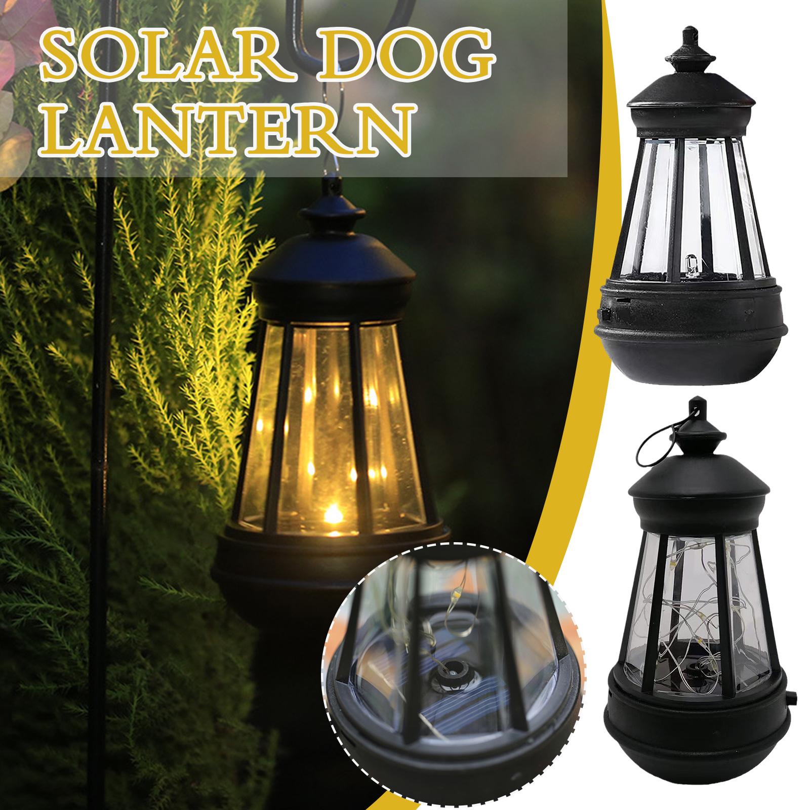 thumbnail image 5 of Wartleves Lámparas solares LED para exteriores, impermeables, para colgar en el jardín o en el césped, 5 of 7