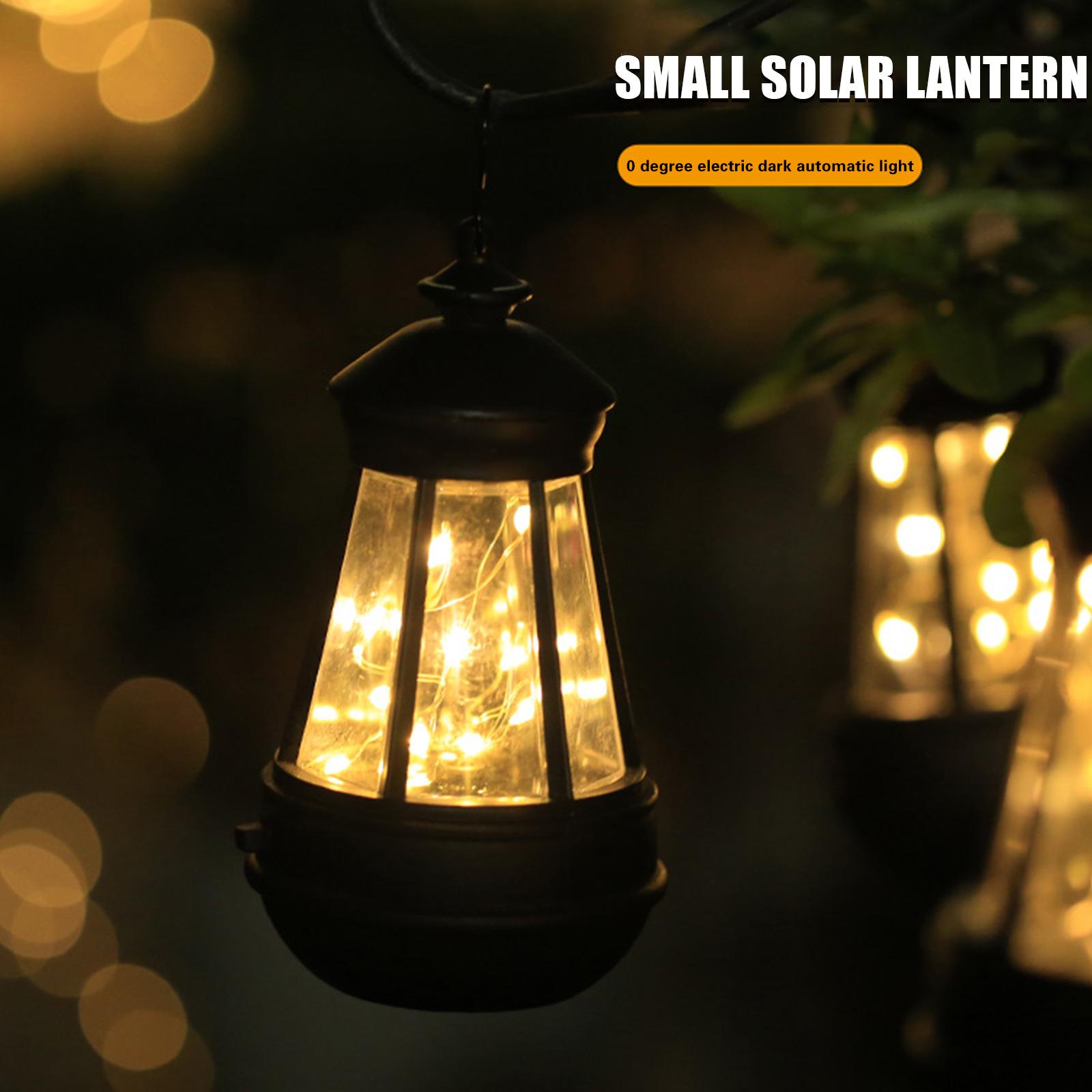 thumbnail image 4 of Wartleves Lámparas solares LED para exteriores, impermeables, para colgar en el jardín o en el césped, 4 of 7