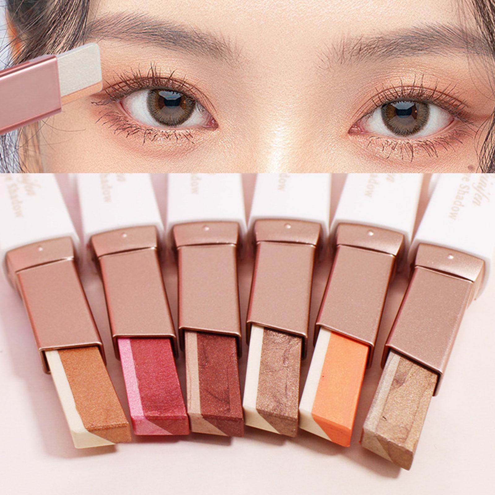 thumbnail image 2 of Ruifaya Barras de sombras de ojos de dos colores Sombras de ojos degradadas Sombras mate Crea degradadas, 2 of 7