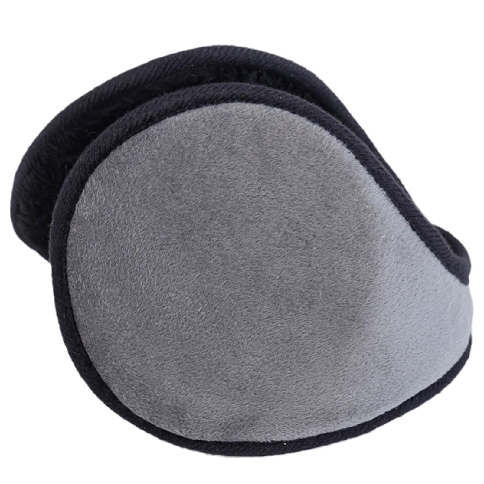 thumbnail image 4 of Ruifaya Orejeras de invierno ZXCVWWE, unisex, calentador de orejas de invierno detrás de la cabeza, orejeras de vellón negro para hombres y mujeres, accesorio de calentamiento para actividades al ai, 4 of 7