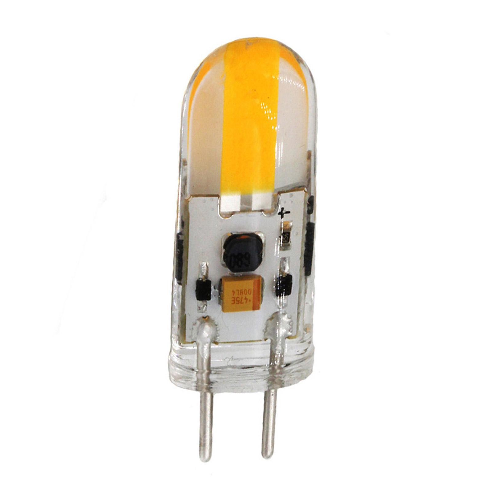 thumbnail image 4 of Wartleves Bombilla LED COB GY6.35 de 2 W con base de bolígrafo, regulable, CA cálida/CC 12 V, color blanco cálido, B9, 4 of 7