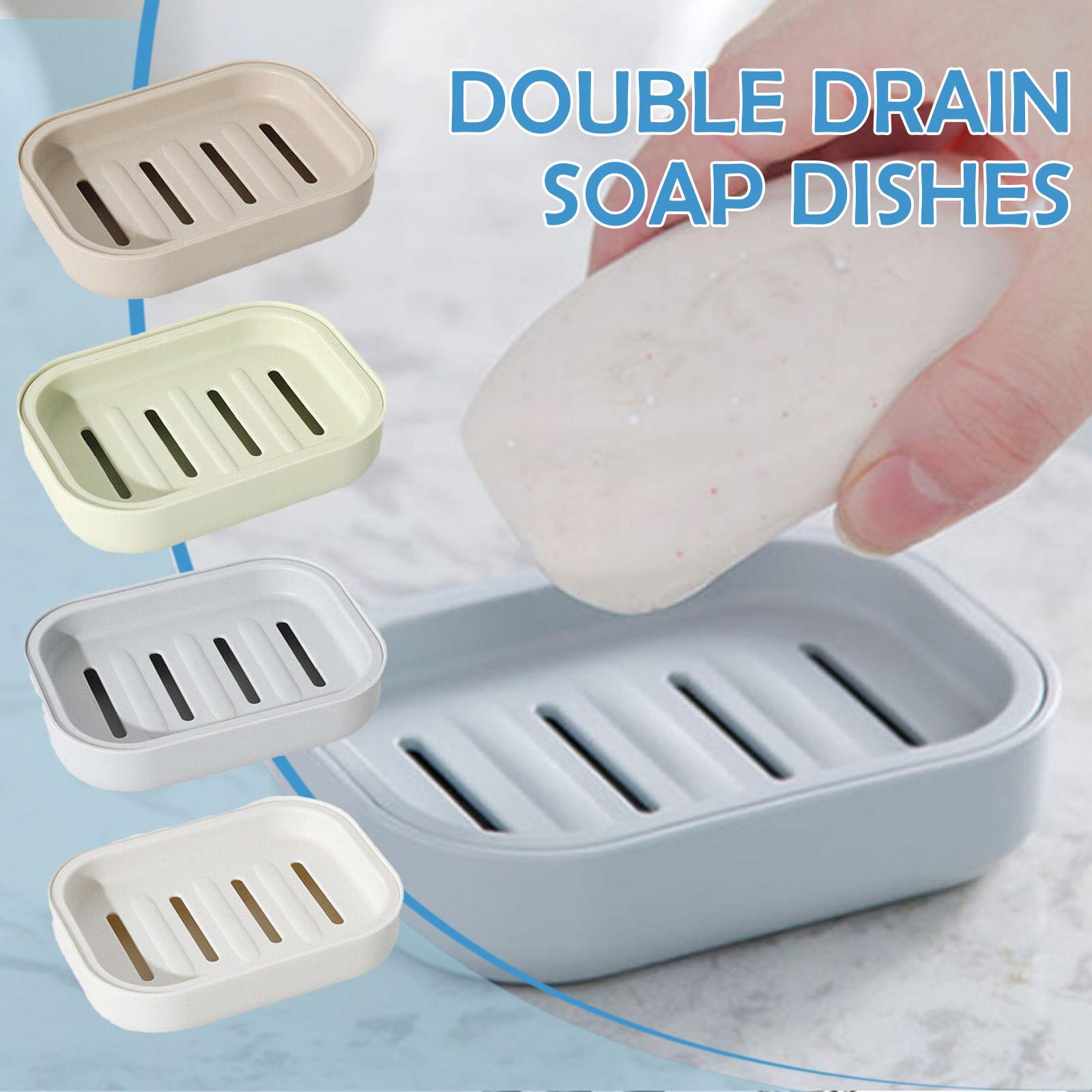 thumbnail image 2 of Wartleves Soporte para jabón, plato para baño, ducha, plato de almacenamiento, caja, contenedor, bandeja, estuche I5, 2 of 7