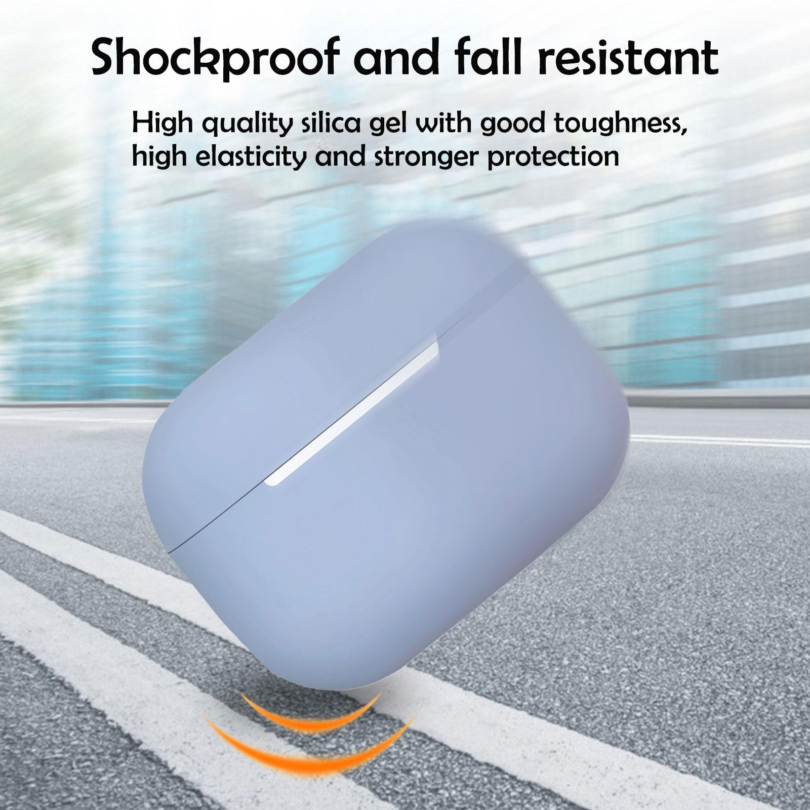 thumbnail image 2 of Wartleves Funda protectora de silicona suave para auriculares Apple ' Pro Airpods ◇з κυ яс [✨, 2 of 7