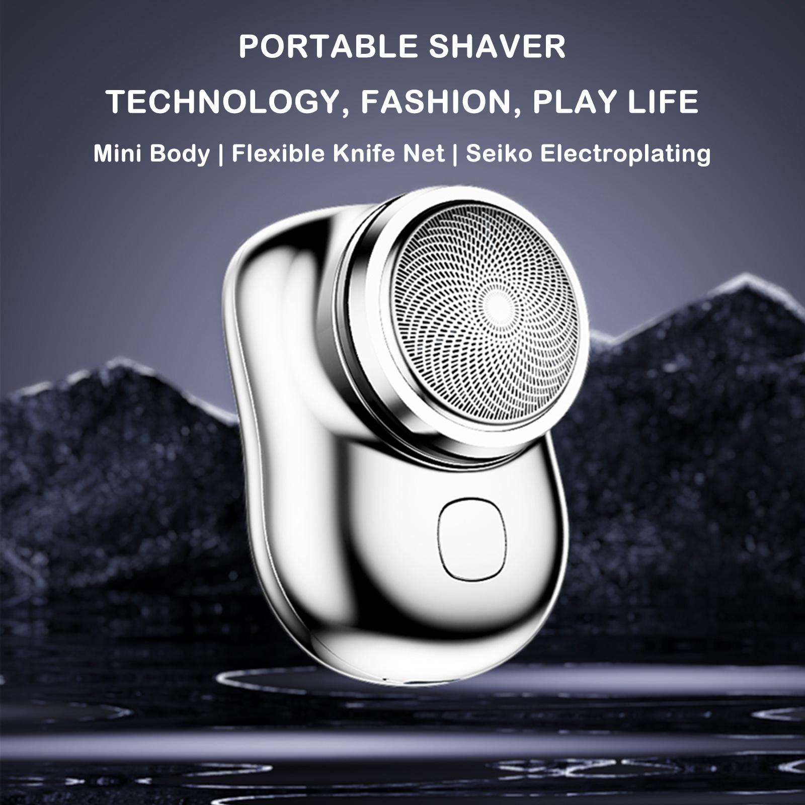 thumbnail image 5 of SGACAI Mini afeitadora eléctrica portátil para hombres, afeitadora, recortadora de barba, recarga USB, 5 of 7