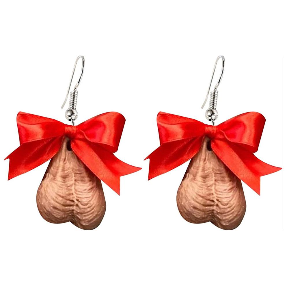 Silver PENIS Earrings Alternative Jewelry Fashion Jewellery