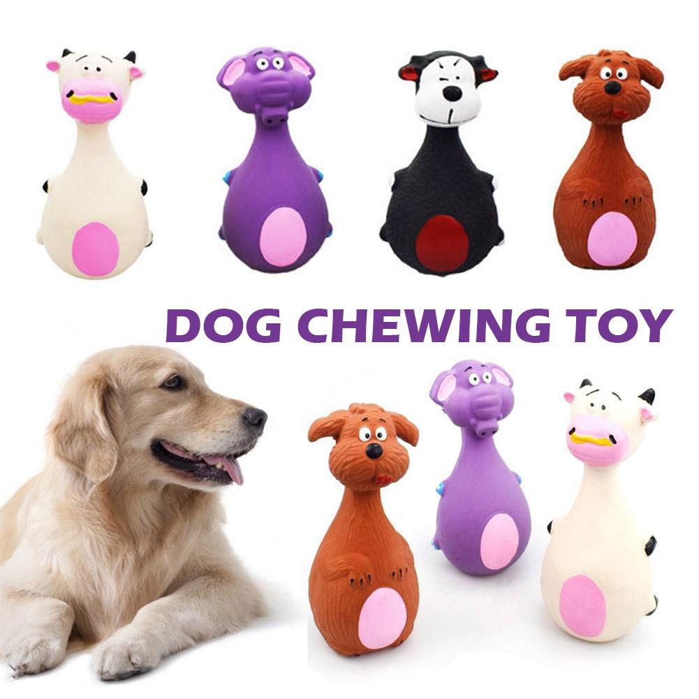 thumbnail image 2 of Ruifaya Juguetes interactivos para masticar para perros, juguetes indestructibles de peluche con sonido chirriante, NUEVOS, 2 of 7