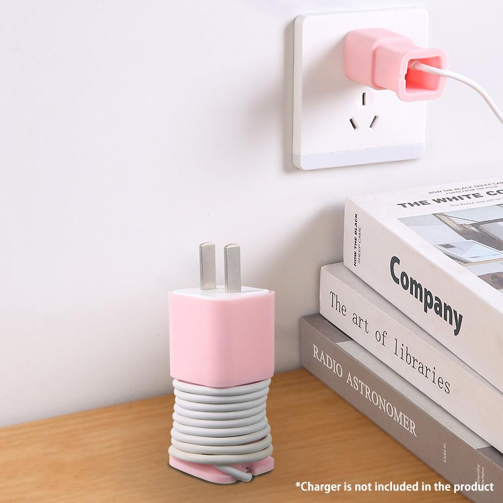 thumbnail image 2 of Ruifaya Protector de cargador de silicona 2 en 1 para iPhone de 18 W/20 W, 2 of 7