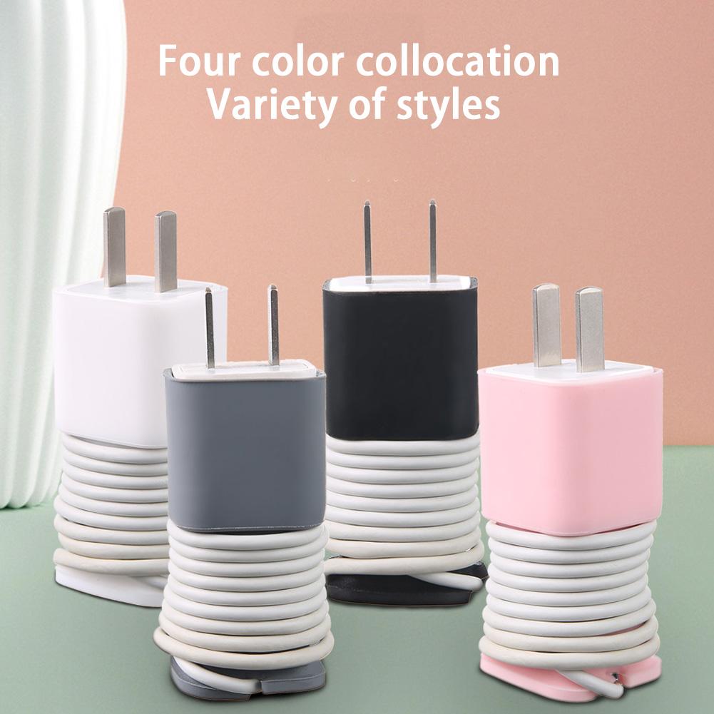 thumbnail image 4 of Ruifaya Protector de cargador de silicona 2 en 1 para iPhone de 18 W/20 W, 4 of 7