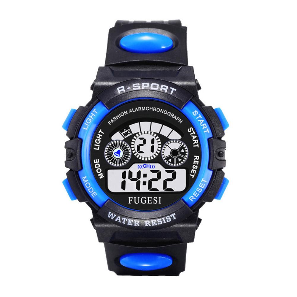 thumbnail image 5 of Wartleves Reloj deportivo digital LED de silicona resistente al agua para niños y niñas, 5 of 7
