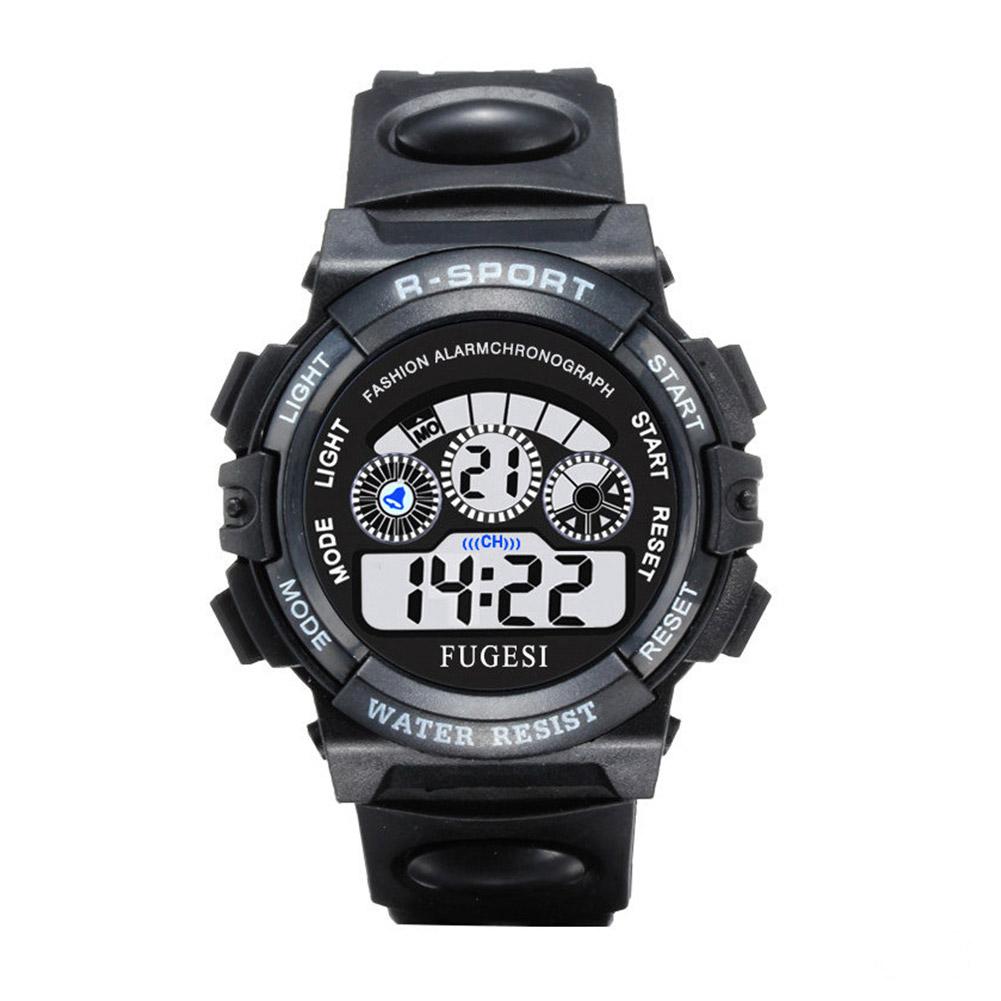 thumbnail image 3 of Wartleves Reloj deportivo digital LED de silicona resistente al agua para niños y niñas, 3 of 7