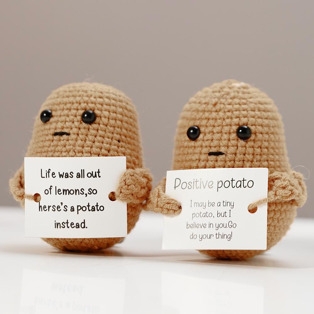 Handmade Emotional Support Pickled Cucumber ,Crochet Emotional