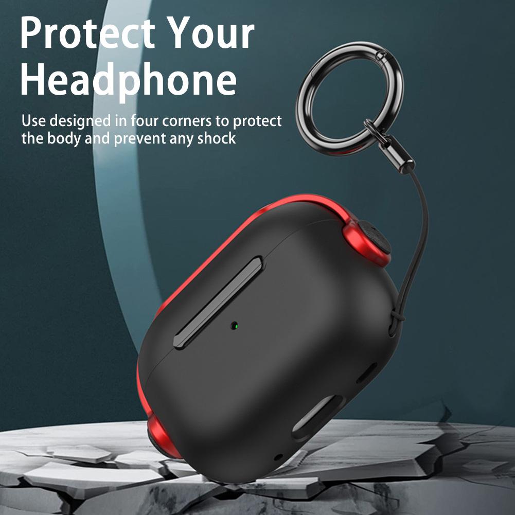 thumbnail image 3 of Wartleves 1 funda protectora de silicona para Apple AirPods Pro de segunda generación, 3 of 7