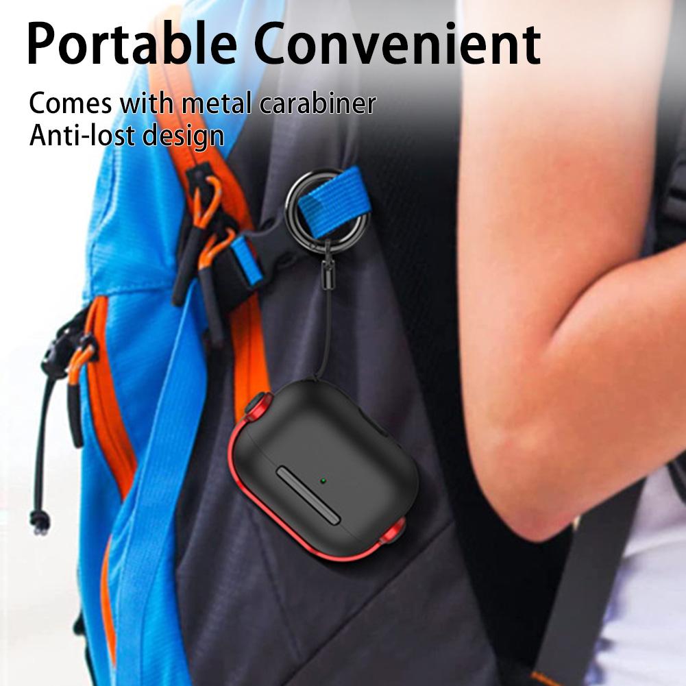 thumbnail image 4 of Wartleves 1 funda protectora de silicona para Apple AirPods Pro de segunda generación, 4 of 7