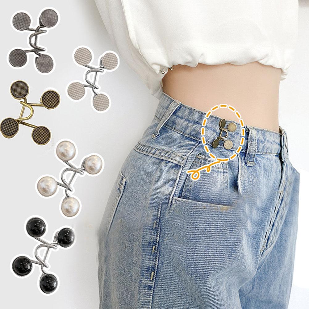 thumbnail image 5 of SGACAI Clips ajustables para cintura de jeans para pantalones de mujer que mejoran el ajuste de la cintura NF, 5 of 7