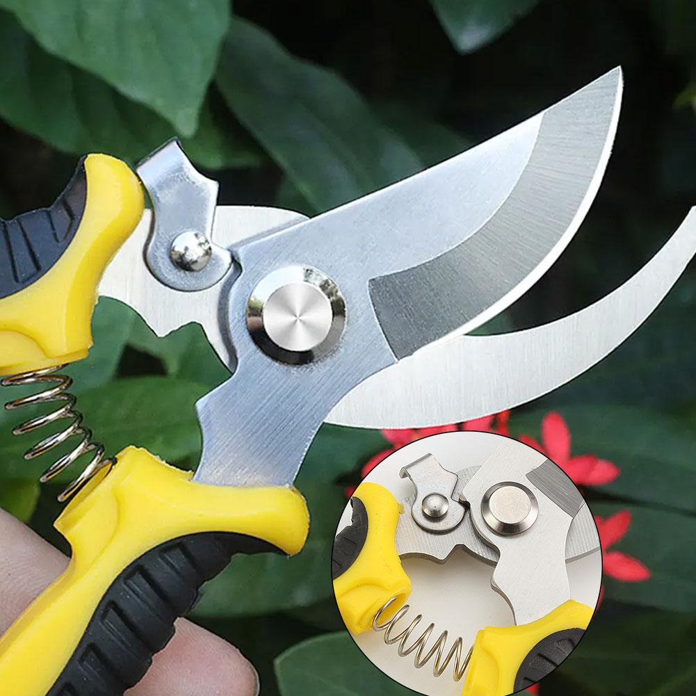 GARDENING HAND PRUNER SCISSORS PRUNING SHEARS MICRO LEAF For PLANTS TRIMMER  C6A8