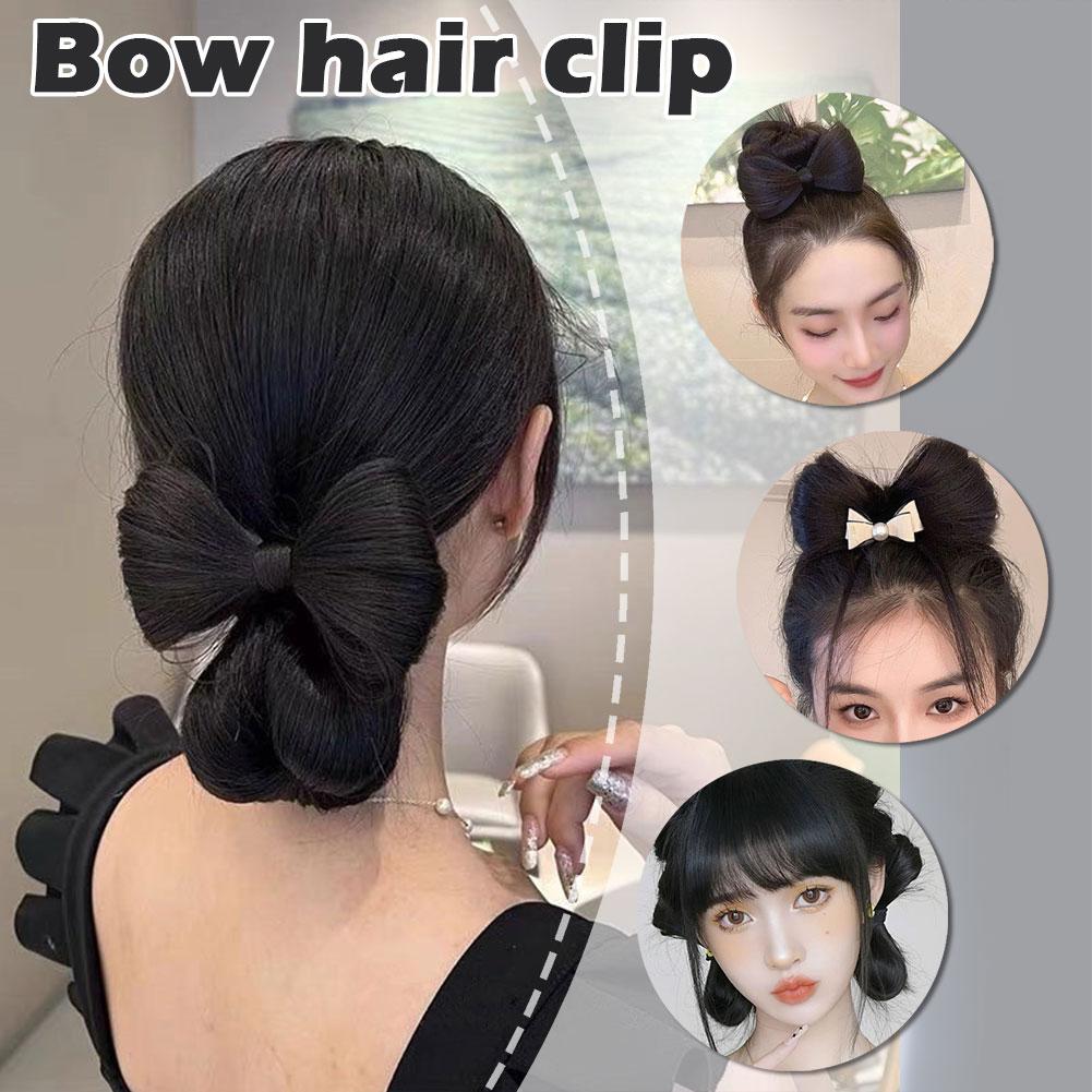 thumbnail image 3 of SGACAI Mujeres Niñas Peinado Lazos Grandes Peluca Horquilla Pinza para el Cabello Pinza para el Cabello Decoración V5.AU, 3 of 7
