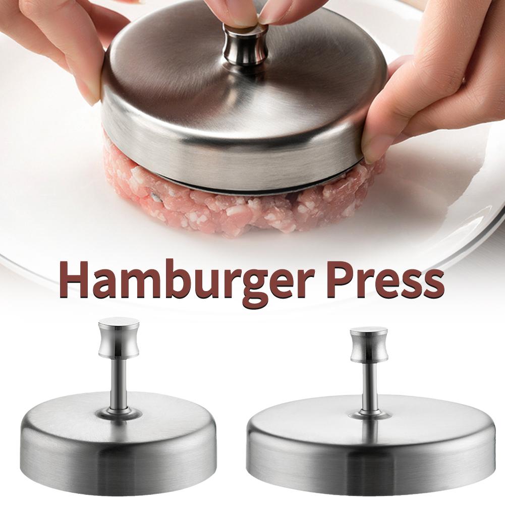 thumbnail image 3 of Wartleves Prensa para hamburguesas antiadherente para hacer hamburguesas, molde manual de cocina de acero inoxidable StI ∠, 3 of 7
