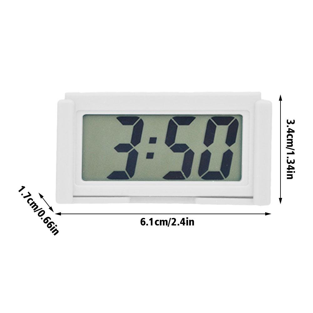 Mini Auto Armaturenbrett Uhr LCD Großbild-Digitaluhr Uhr