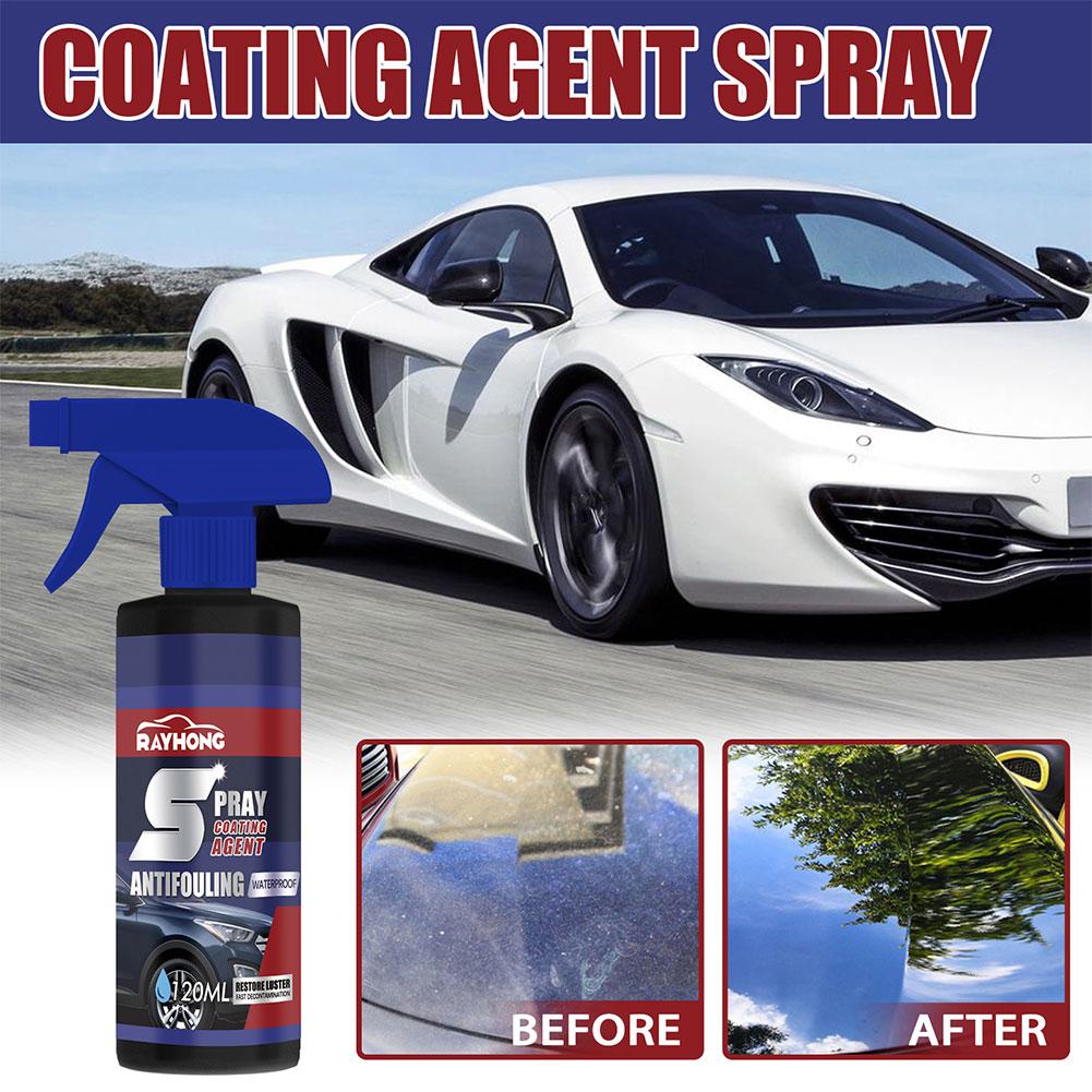 Pompotops Up to 50% off, Automotive Coating Agent Car Coating Spray Coating  Car Paint Crystal Plating Hand Spray Coating Wax 120ml, white