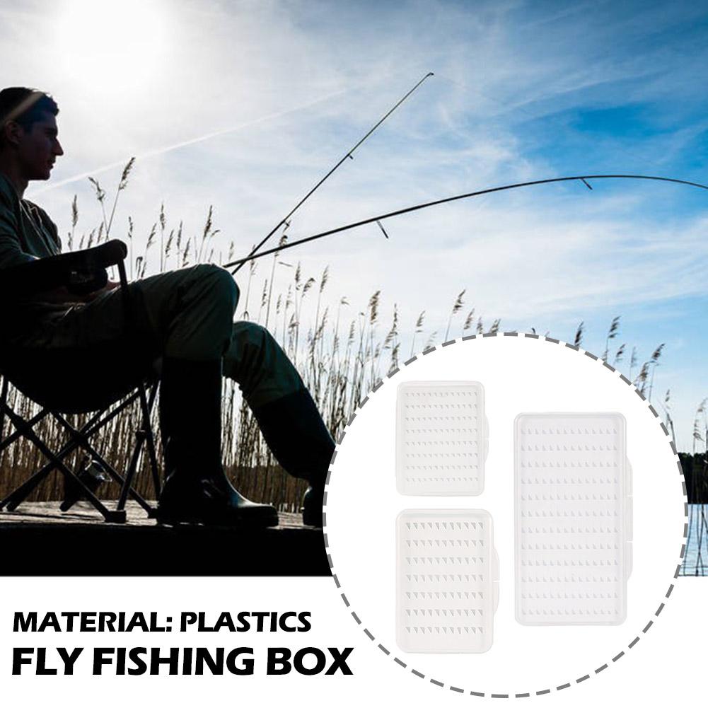 thumbnail image 2 of SGACAI Caja de pesca con mosca Caja de aparejos impermeable con micro ranuras y espuma de fácil agarre P1F6 з/, 2 of 7