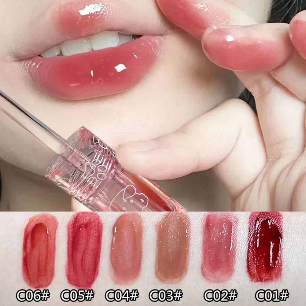 thumbnail image 2 of Ruifaya Aceite de labios Water Light Gloss Mirror Lip Oil Brillo de labios hidratante 2024 Water, 2 of 7