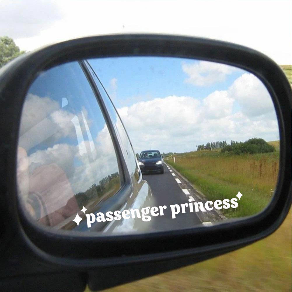 Passenger Princess Car Decal, Car Mirror Sticker, Rear View Mirror Decal,  Car Decal Sticker, Car Decal -  Australia