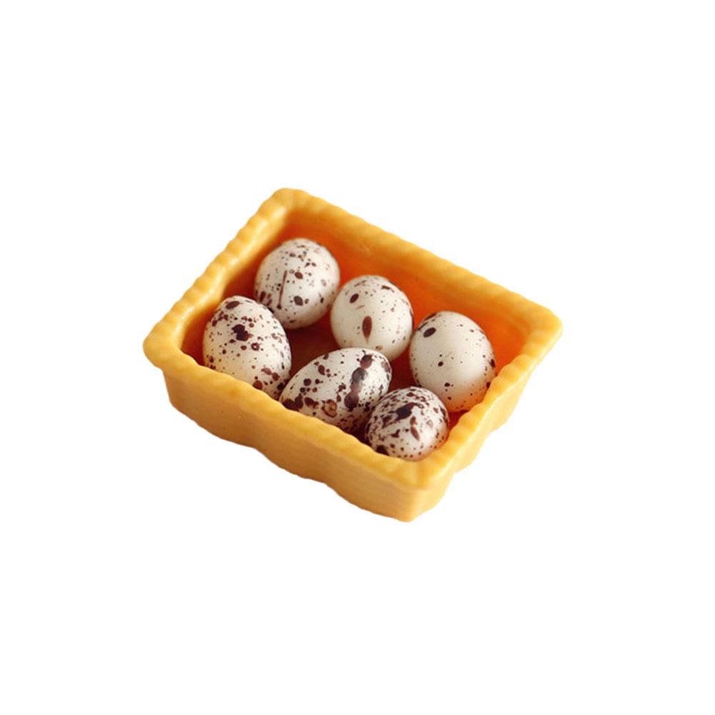 thumbnail image 4 of Wartleves 1x Huevo con Bandeja Miniatura 1:12 Ingredientes de Cocina Accesorio✨, 4 of 7