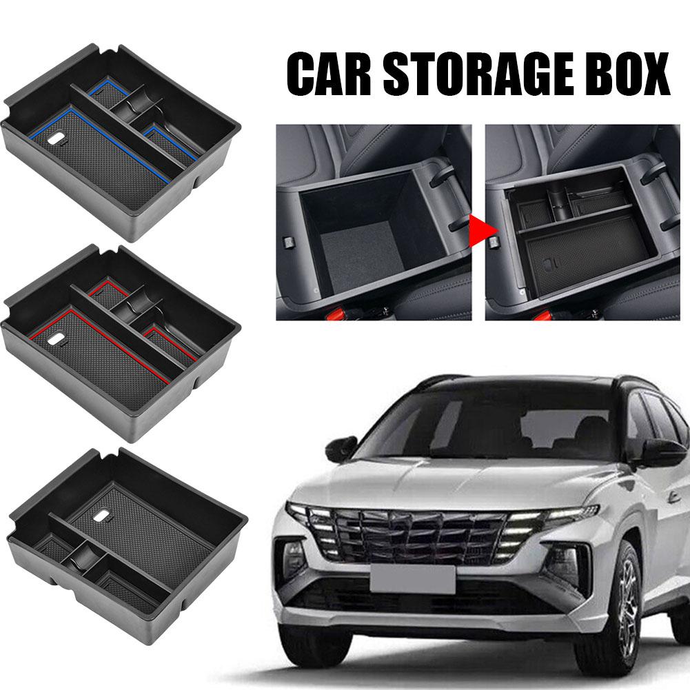 thumbnail image 2 of Ruifaya Organizador de caja de almacenamiento en el reposabrazos central Accesorios para el automóvil para Hyundai Tucson, 2 of 7