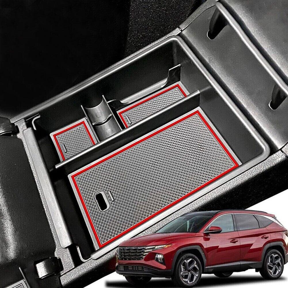 thumbnail image 3 of Ruifaya Organizador de caja de almacenamiento en el reposabrazos central Accesorios para el automóvil para Hyundai Tucson, 3 of 7