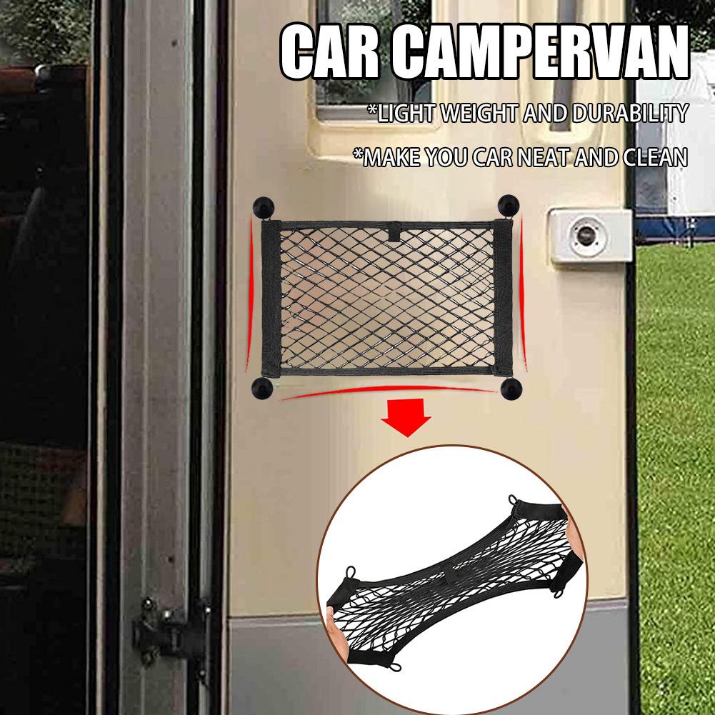 thumbnail image 3 of Wartleves Redes de soporte para revistas y almacenamiento de ajuste universal para autocaravanas, furgonetas y autocaravanas, 3 of 7