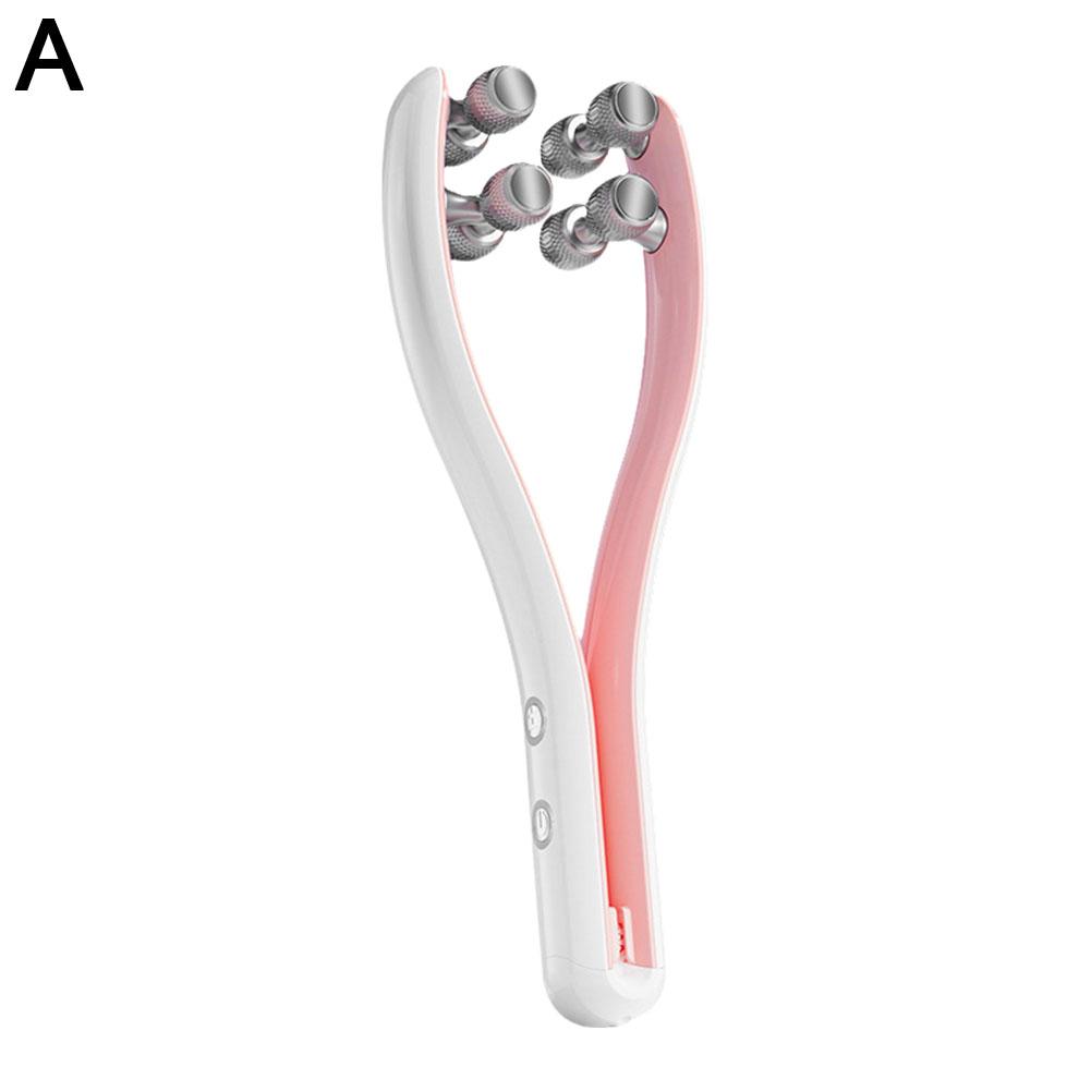 SGACAI Rodillo de estiramiento facial EMS RF, masajeador facial en ...
