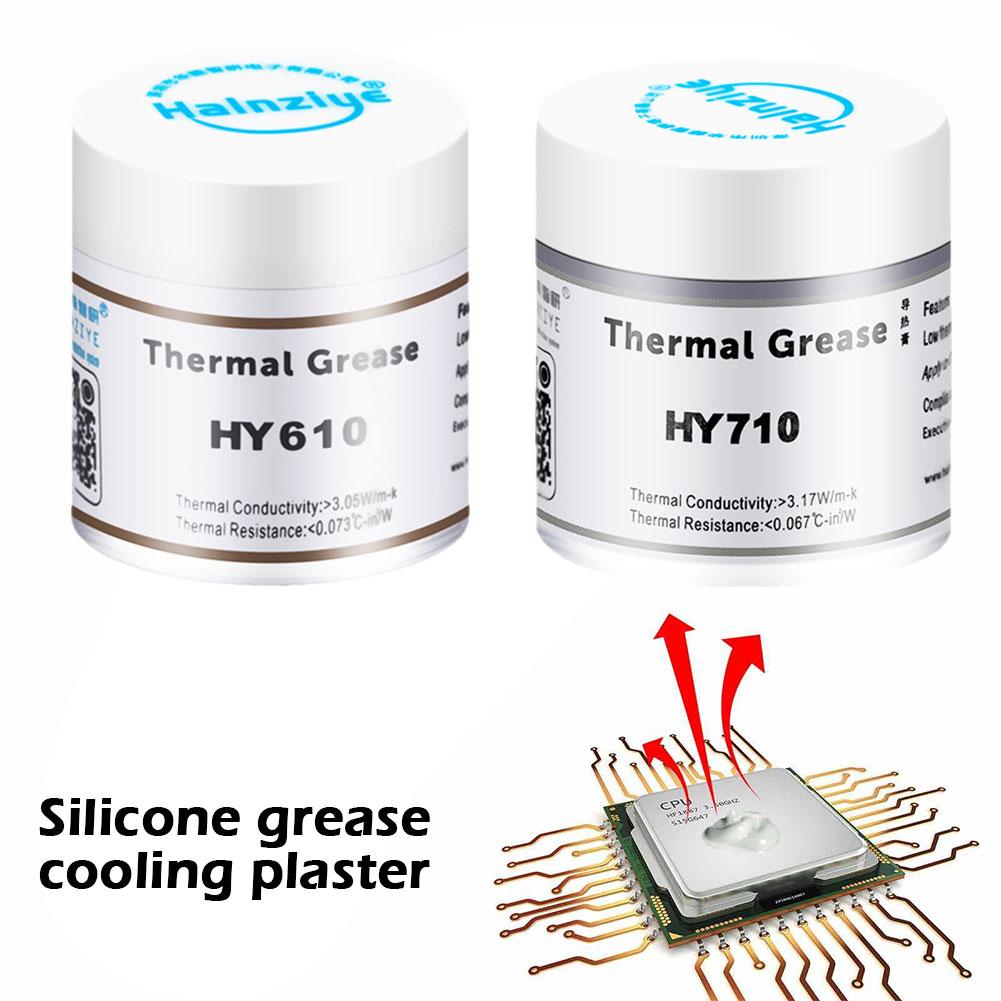 thumbnail image 3 of Ruifaya Pasta de grasa conductora térmica gris HY510-CN10 para GPU LEChipset y refrigeración de CPU, 3 of 7