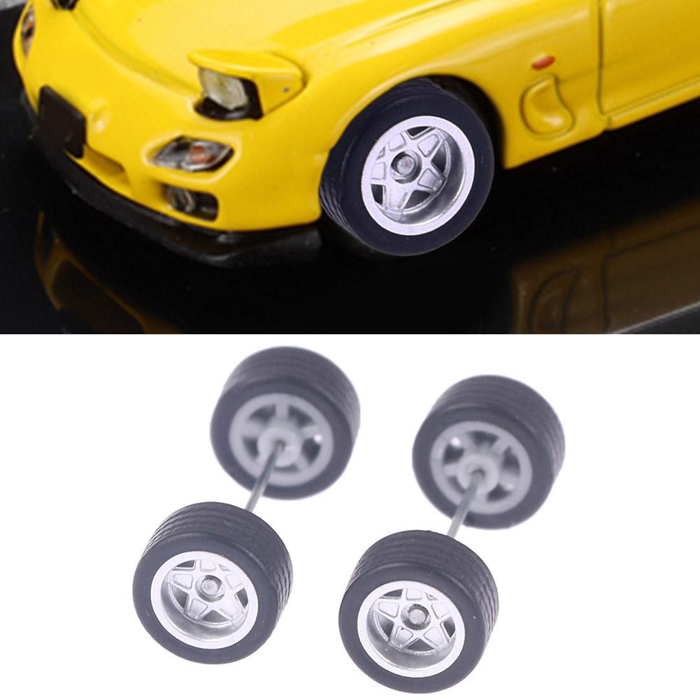 thumbnail image 4 of SGACAI Llantas y neumáticos de aleación personalizados con radios de goma Real Riders para Hot-Wheels 1:64^, 4 of 7