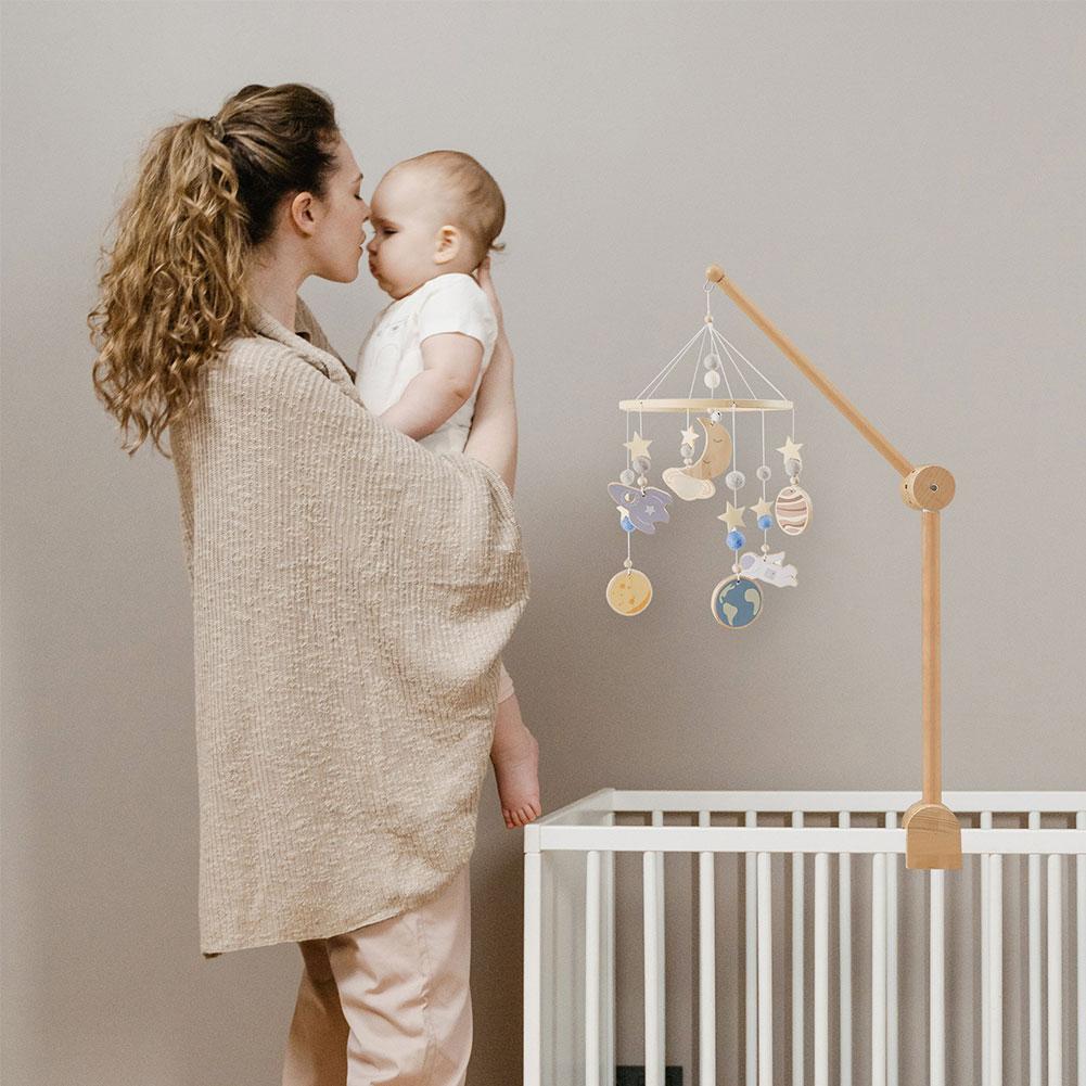 Mobile Bed Bell Holder Bébé: Baby Musical Crib Support de Cloche