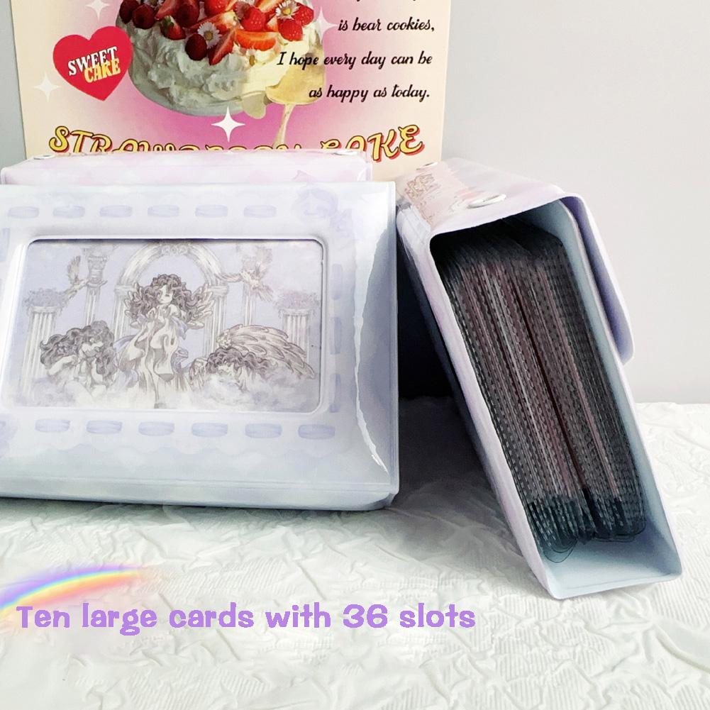 thumbnail image 3 of SGACAI Portafotos de 3" Carpeta de tarjetas con nombre Carpeta de tarjetas Kpop Álbum Carpeta de fotos L7, 3 of 7