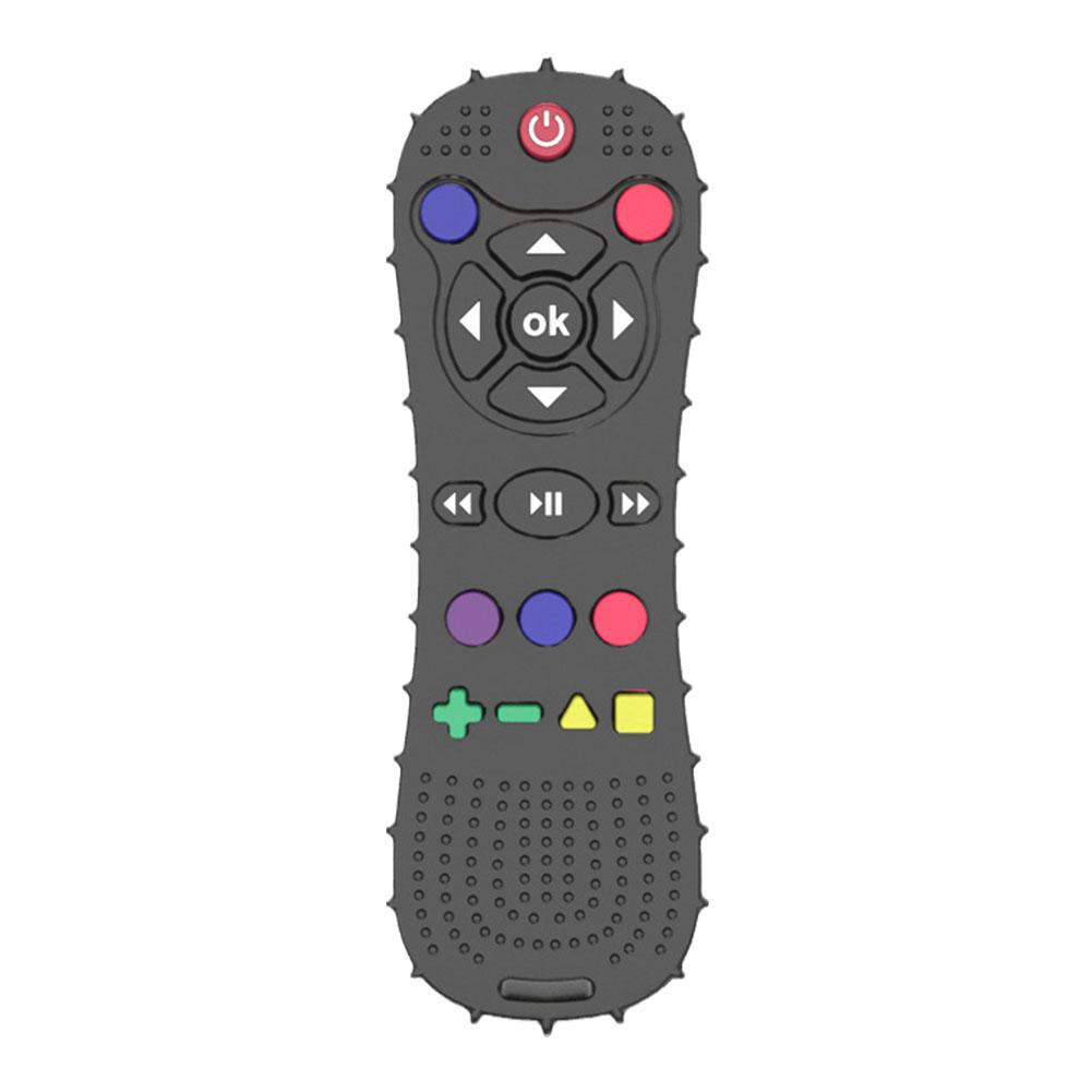 thumbnail image 5 of Wartleves Juguete para la dentición del bebé con control remoto de TV, juguetes para masticar con forma, mordedor de silicona calmante, 5 of 7