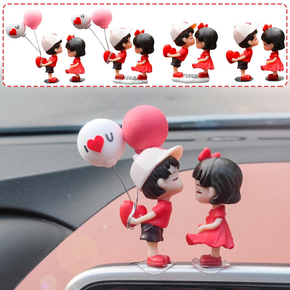 thumbnail image 3 of Wartleves Ambientadores para ventilación de coche con clip de perfume y aroma difusor para pareja encantadora, niña y niño, 3 of 7